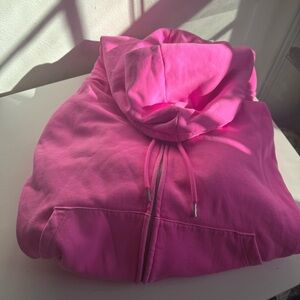 GAP Bright Pink Fleece Hoodie